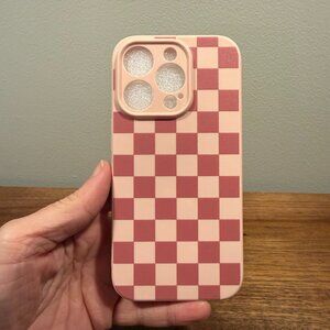 NITITOP checkerboard pattern phone case for iphone 16 pro